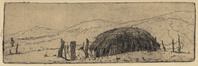 KG 18099
<br/>
Hut op het strand in Zuid-Afrika
<br/>
<em>Nachenius, Jan Coenraad (1890-1987)</em>